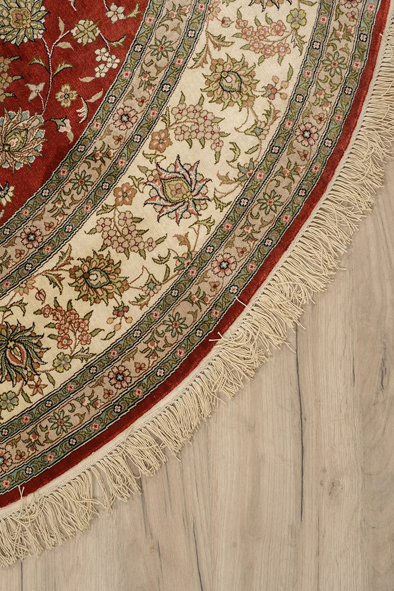 שטיח סיני משי 54 | עגול