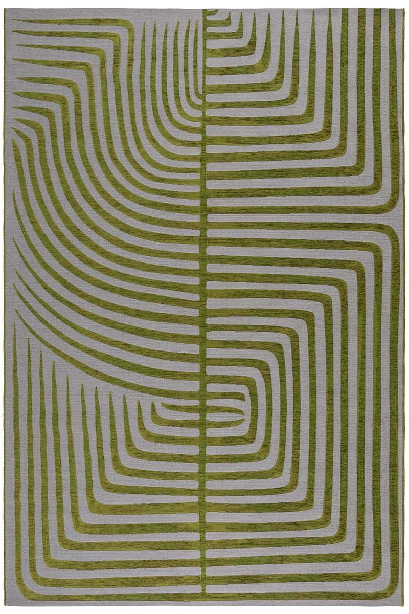 שטיח קריסטל אאוטדור HERBACH אפור ירוק