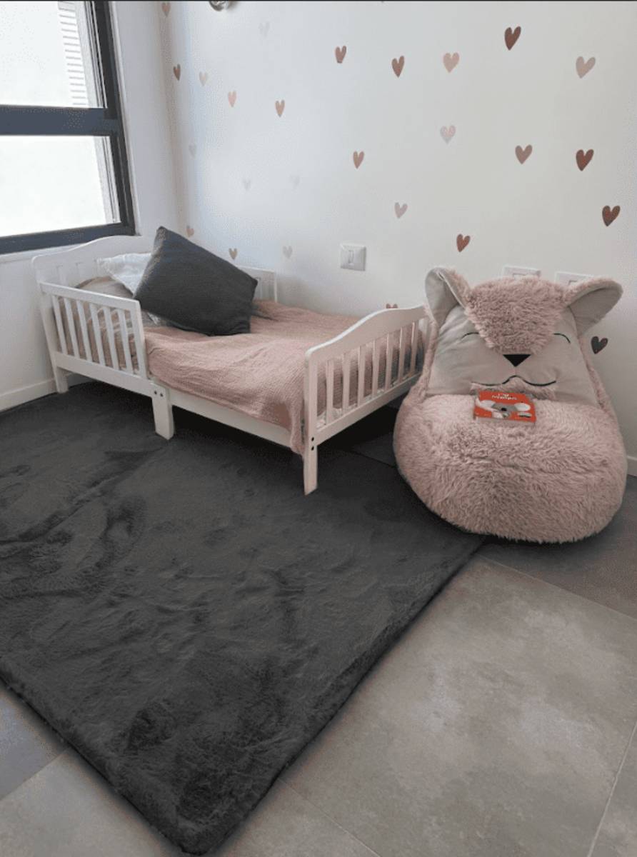 שטיח שאגי מויו MO31 אפור כהה