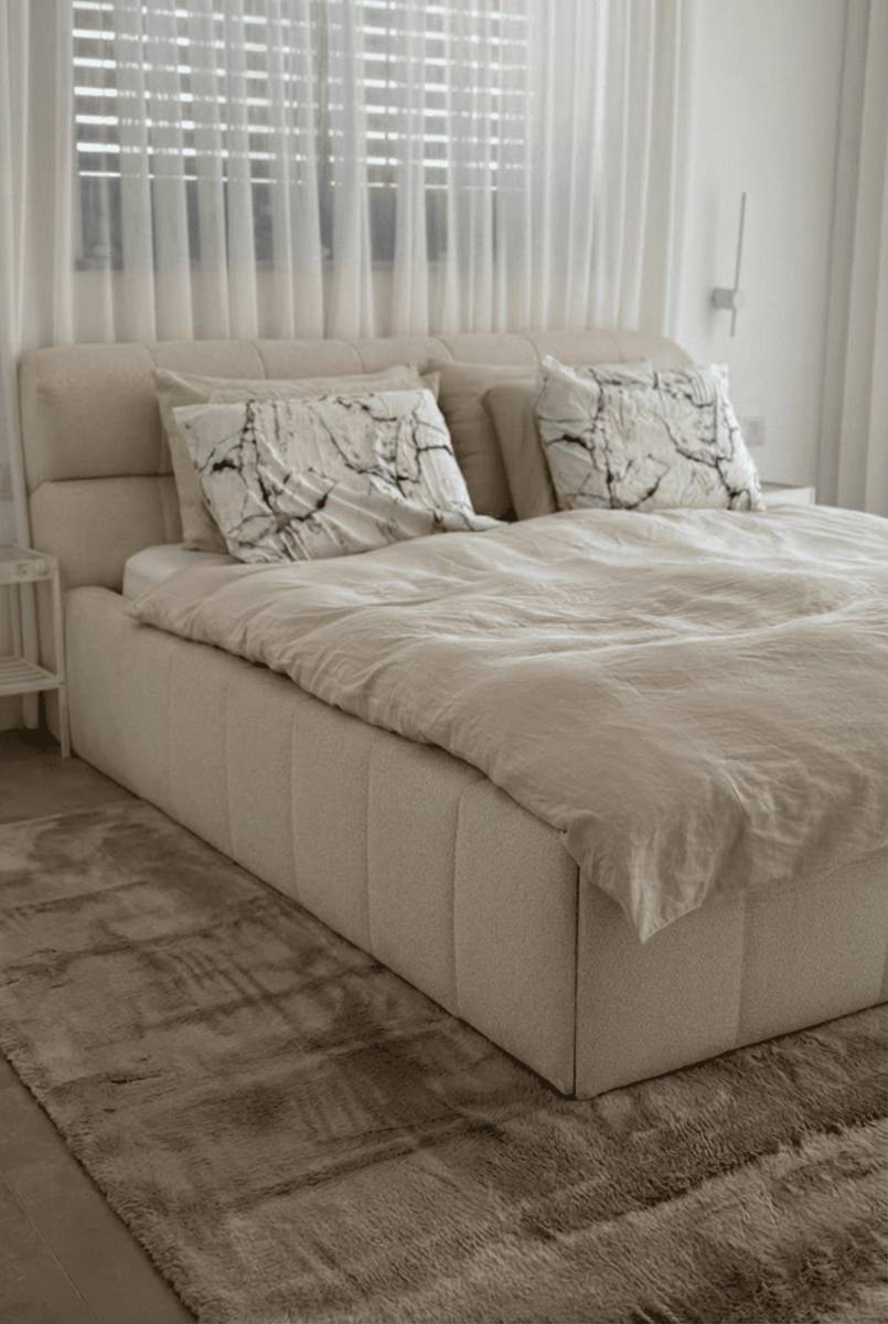 שטיח שאגי מויו MO102 בז'