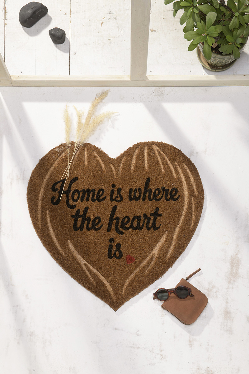 שטיח כניסה לב