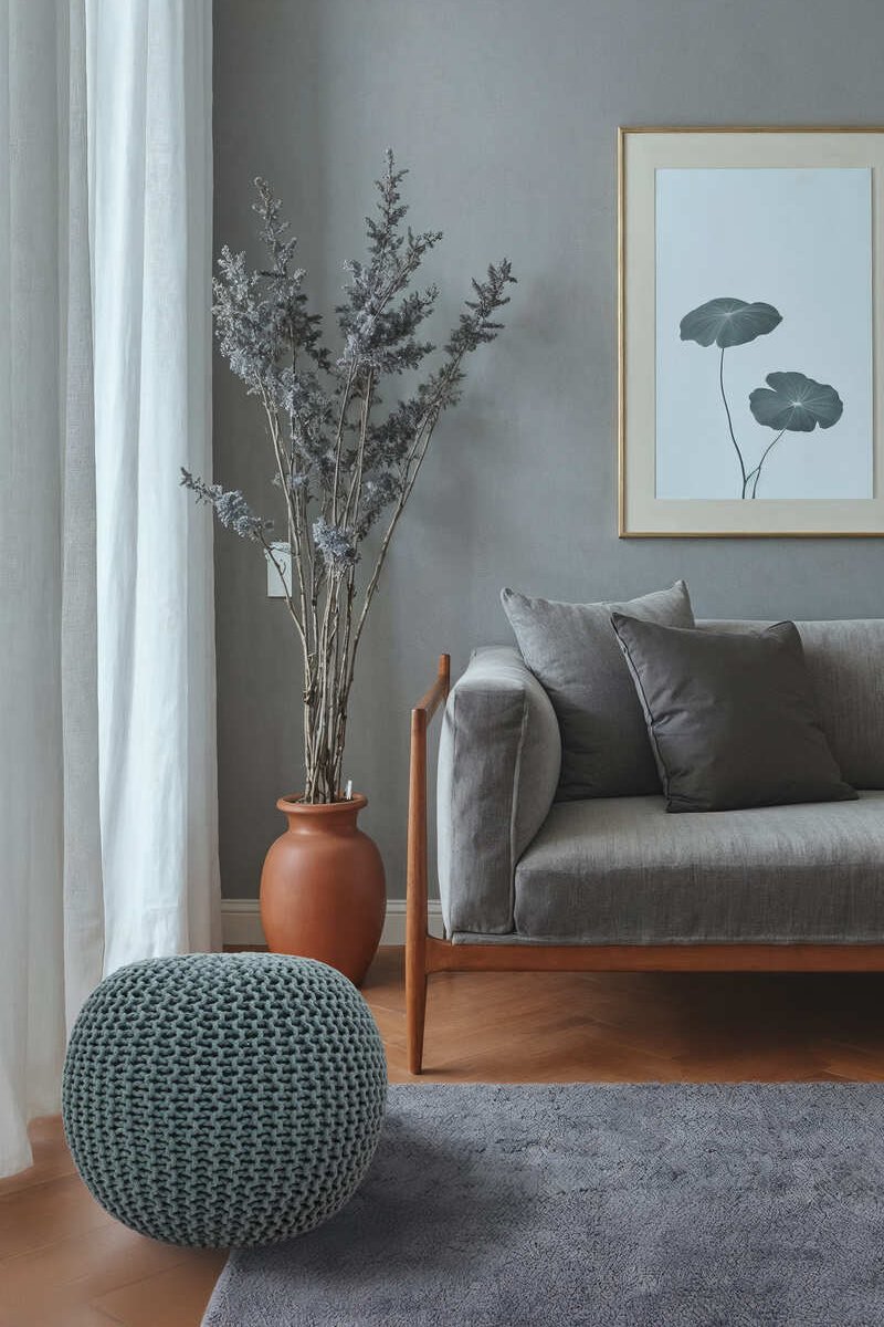 פוף BELLO טורקיז כהה